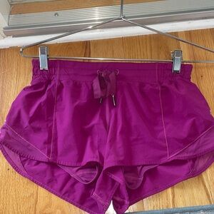 Lululemon Magenta Hotty Hot short